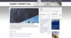 Desktop Screenshot of elementtisuunnittelu.fi